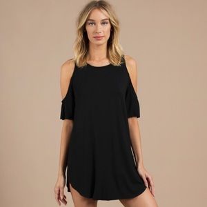 DAY DREAM BLACK SHIFT DRESS (Small)
